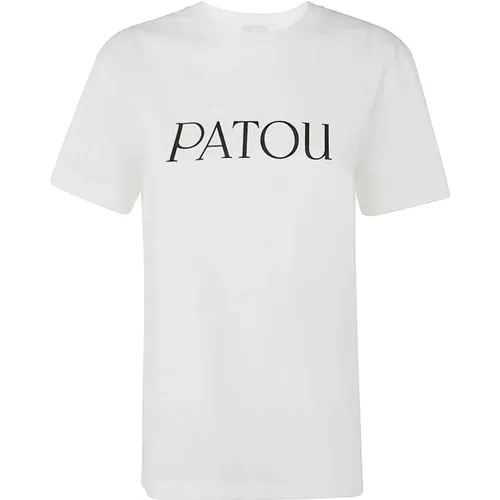 Weißes Essential T-Shirt , Damen, Größe: S - Patou - Modalova