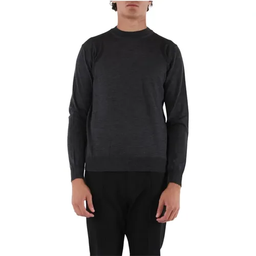 Collar Knit Sweater , male, Sizes: L, M - Mauro Grifoni - Modalova