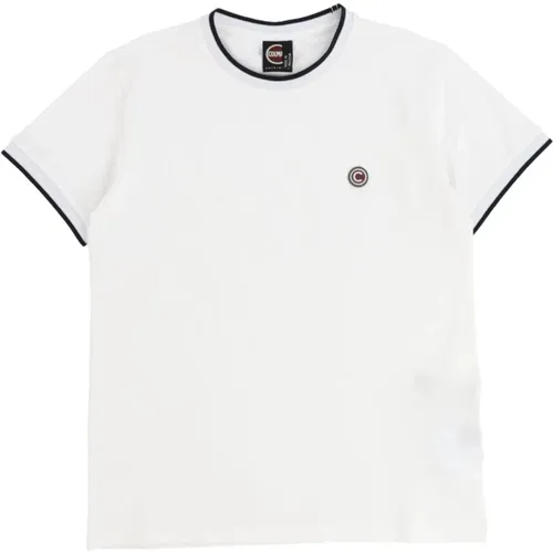 Weiße T-Shirts und Polos , Herren, Größe: L - Colmar - Modalova