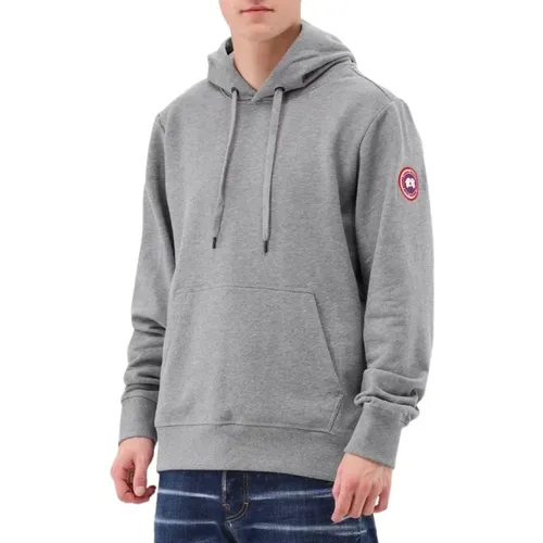 Grauer Hoodie für Männer - Canada Goose - Modalova