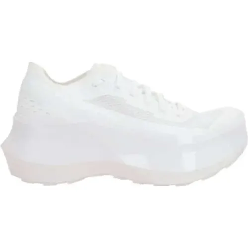 Weiße Mesh-Sneaker-Plattform , Damen, Größe: 40 EU - Salomon - Modalova