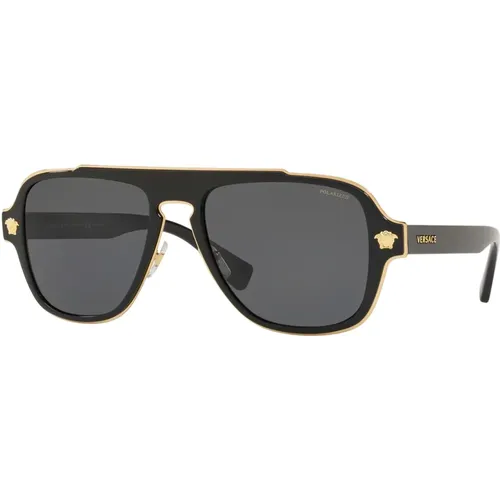 Sonnenbrillen , Herren, Größe: 56 MM - Versace - Modalova