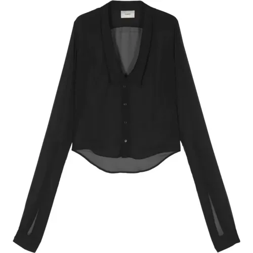Open Collar Shirt , female, Sizes: XS - Coperni - Modalova