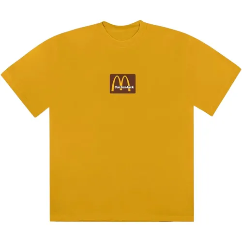 Limitierte Auflage Sesame Inv II T-shirt Gold , Herren, Größe: L - Travis Scott - Modalova