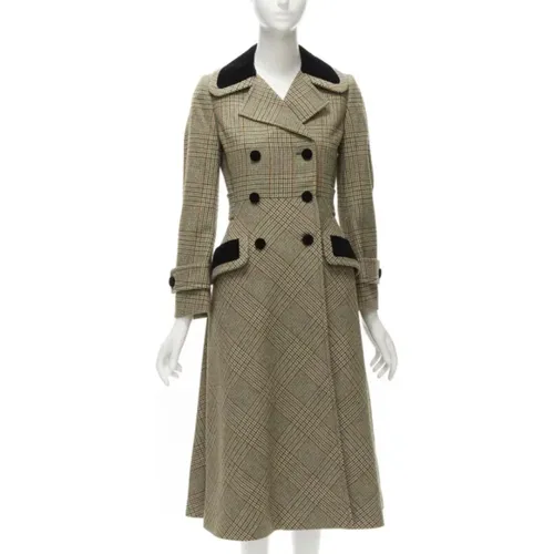 Pre-owned Wool outerwear , female, Sizes: 2XS - Miu Miu Pre-owned - Modalova