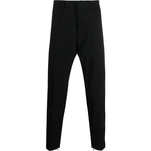 Slim-Fit Wool Pants , male, Sizes: XS, XL, 3XL, M - Dsquared2 - Modalova