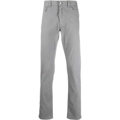 Slim-Fit Blended Cotton Jeans , male, Sizes: W38 - Ermenegildo Zegna - Modalova