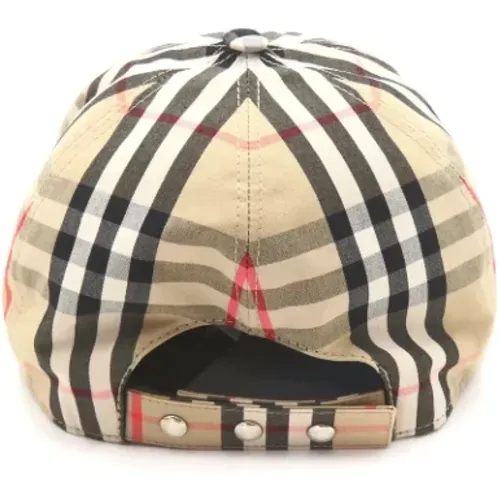 Pre-owned Cotton hats , female, Sizes: ONE SIZE - Burberry Vintage - Modalova