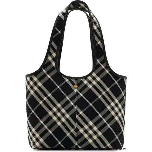 Black Calico Tote Bag , female, Sizes: ONE SIZE - Burberry - Modalova