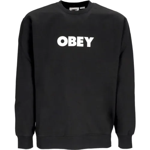 Premium Fleece Crewneck Sweatshirt Schwarz - Obey - Modalova