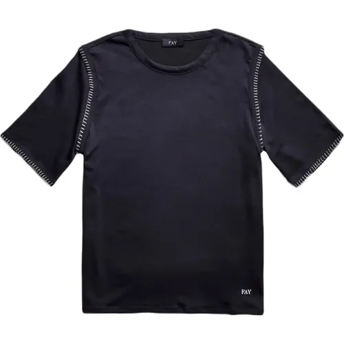 T-Shirt , female, Sizes: S, 2XL, XL, M, L - Fay - Modalova
