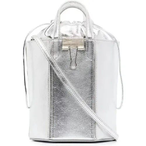 Off-White Leather Handbag , female, Sizes: ONE SIZE - Off White - Modalova