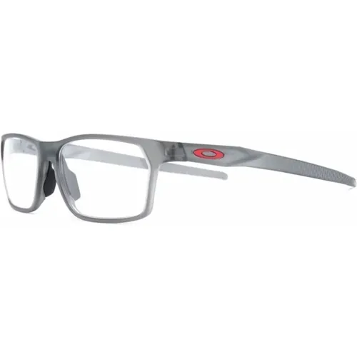 Graue Optische Brille Stilvoll und vielseitig , Herren, Größe: 55 MM - Oakley - Modalova