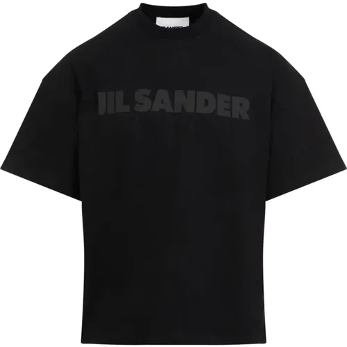 Schwarzes T-Shirt für Männer Aw24 , Herren, Größe: 2XL - Jil Sander - Modalova