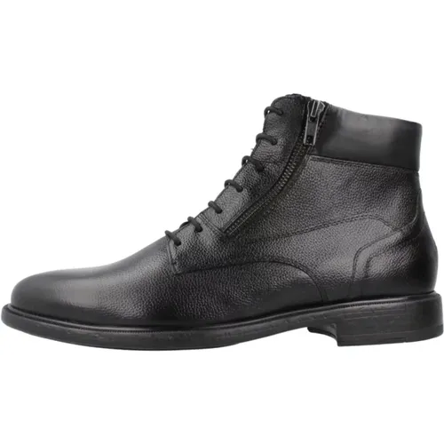 Schnürstiefel Terence Stil , Herren, Größe: 44 EU - Geox - Modalova