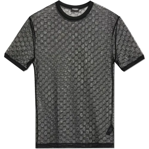 Lace lingerie t-shirt , male, Sizes: L, M, XL - Dsquared2 - Modalova