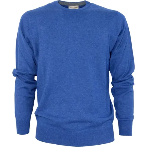 Rundhals-Ausschnitt Strickware , Herren, Größe: 2XL - CASHMERE COMPANY - Modalova