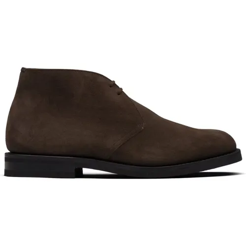 Dark Suede Desert Boots , male, Sizes: 8 1/2 UK, 8 UK, 9 1/2 UK, 5 UK, 6 UK, 6 1/2 UK, 7 UK - Church's - Modalova