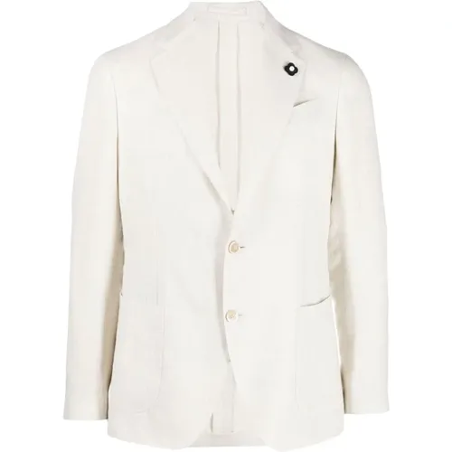 Linen/Wool Jacket , male, Sizes: 2XL - Lardini - Modalova