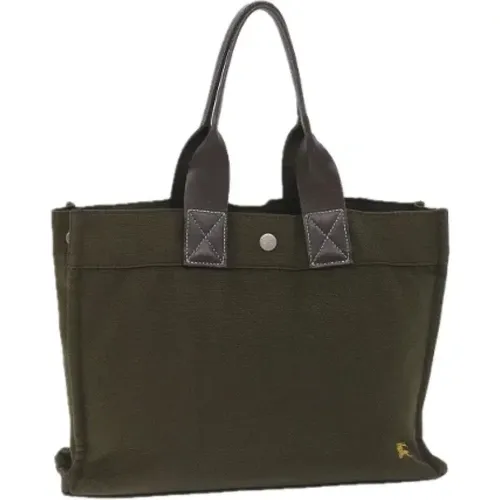 Pre-owned Canvas totes , female, Sizes: ONE SIZE - Burberry Vintage - Modalova