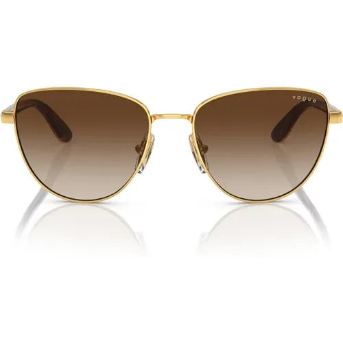 Retro-Chic Cat Eye Sunglasses , female, Sizes: 56 MM - Vogue - Modalova