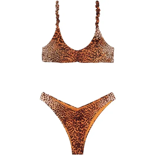 Amerikanisches festes Bikini-Set , Damen, Größe: L - Me-Fui - Modalova