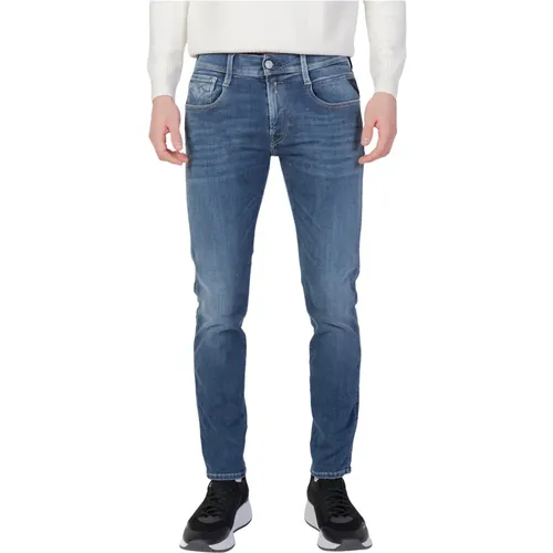 Slim Fit Mens Jeans , male, Sizes: W33 L32 - Replay - Modalova