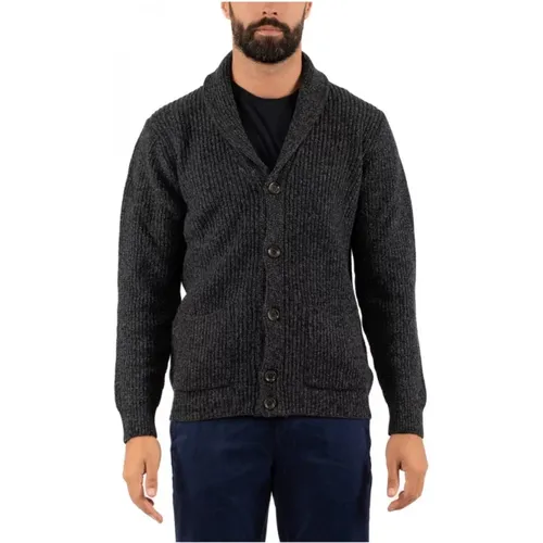 Herren Cardigan im Stilvollen Design , Herren, Größe: S - Daniele Fiesoli - Modalova