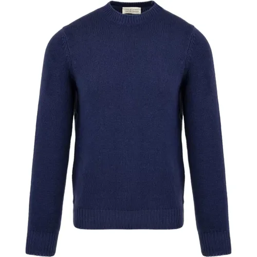 Indigo Sweater for Men , male, Sizes: M, 2XL, S - Filippo De Laurentiis - Modalova