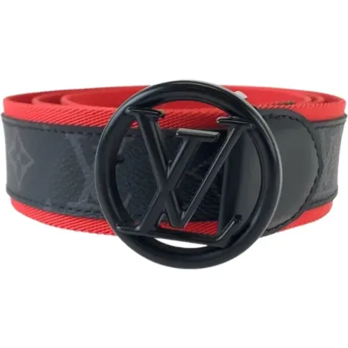 Pre-owned Canvas belts , female, Sizes: ONE SIZE - Louis Vuitton Vintage - Modalova