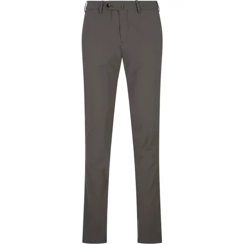 Grey Kinetic Trousers Classic Style , male, Sizes: M, 3XL, L, 2XL, XL - PT Torino - Modalova