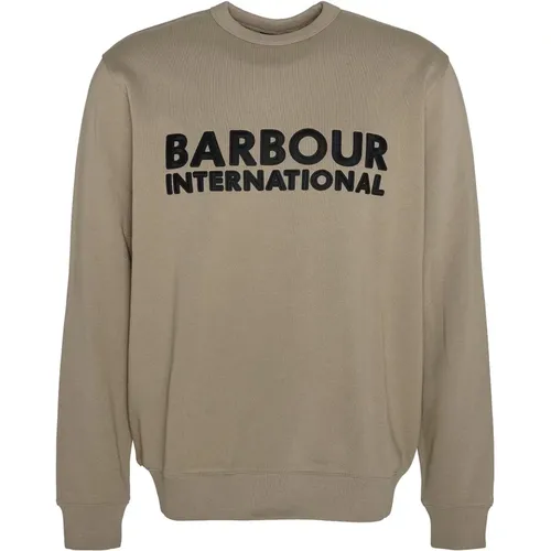 Otis Logo Sweatshirt Brindle , Herren, Größe: S - Barbour - Modalova