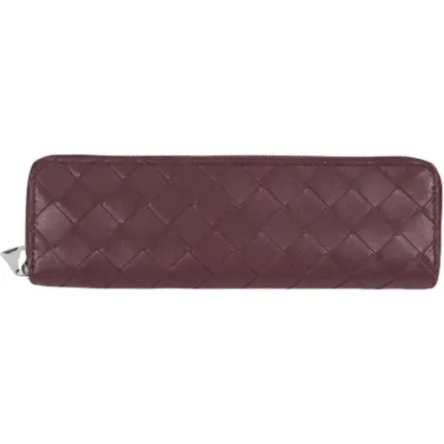 Pre-owned Leather wallets , female, Sizes: ONE SIZE - Bottega Veneta Vintage - Modalova