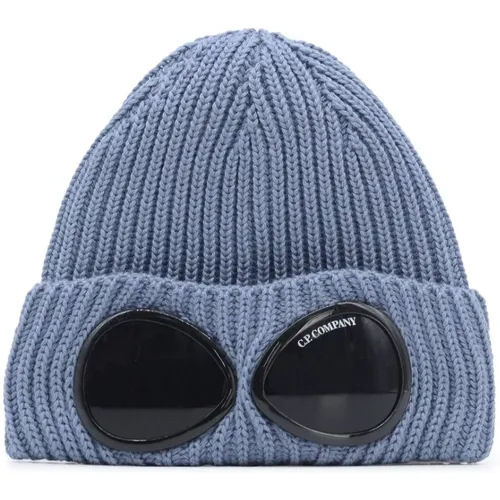 Merino Wool Goggle Beanie , unisex, Sizes: ONE SIZE - C.P. Company - Modalova