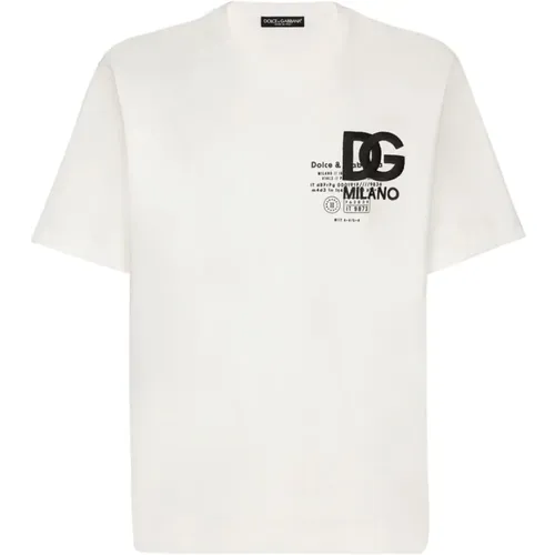 Men's Clothing T-Shirts & Polos Aw20 , male, Sizes: L, S - Dolce & Gabbana - Modalova