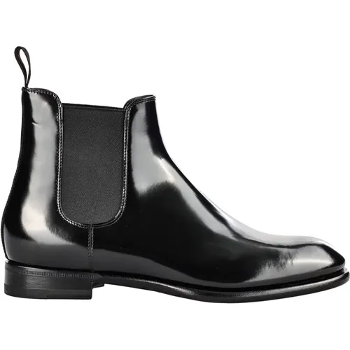 Italian Leather Ankle Boots Beatles Style , female, Sizes: 2 UK, 5 UK - Santoni - Modalova