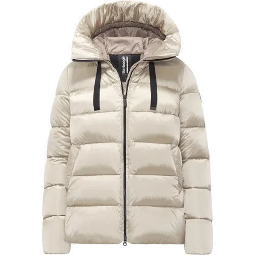 Bright Nylon Down Jacket - Stay Warm and Stylish , female, Sizes: L, XS, S, 3XL, XL, 2XL, M - BomBoogie - Modalova