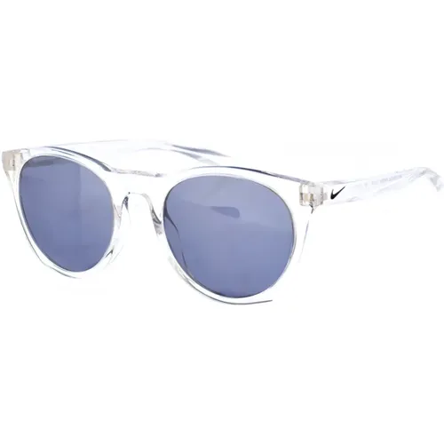 Oval Transparent Sunglasses UV Protection , unisex, Sizes: ONE SIZE - Nike - Modalova