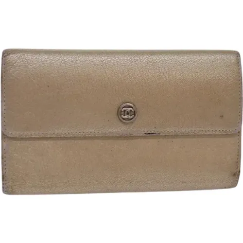 Pre-owned Leather wallets , female, Sizes: ONE SIZE - Chanel Vintage - Modalova