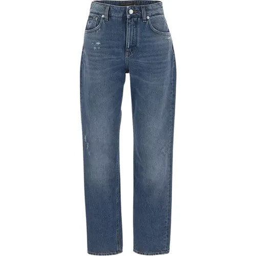 Weite Jeans , Damen, Größe: S - Dolce & Gabbana - Modalova