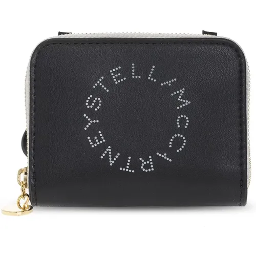 Card case with logo , female, Sizes: ONE SIZE - Stella Mccartney - Modalova