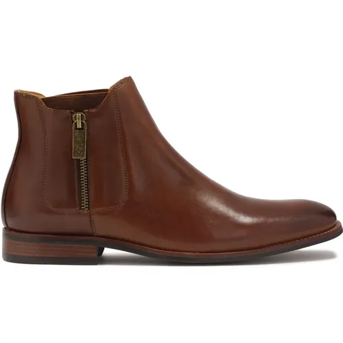 Herren Lederstiefel in Cognac-Farbe - Kazar - Modalova