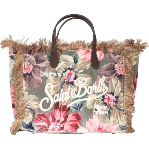 Colette Floral Fringe Handtasche - MC2 Saint Barth - Modalova