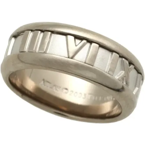 Silver White Gold Tiffany Co. Ring , female, Sizes: ONE SIZE - Tiffany & Co. Pre-owned - Modalova