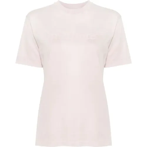 Casual Tee Burnished Lilac Shirt , female, Sizes: M, S - Off White - Modalova