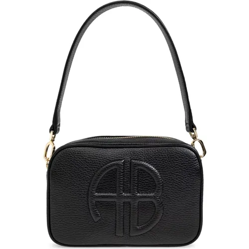 Shoulder bag with logo , female, Sizes: ONE SIZE - Anine Bing - Modalova