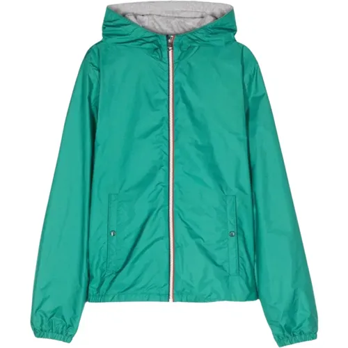 Grüner Wasserdichter Kinder Street Mantel - Moncler - Modalova