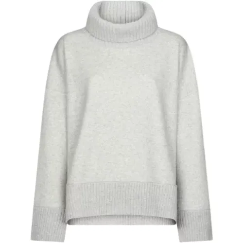 Oversized Cashmere Blend Rollneck Sweatshirt - Dondup - Modalova