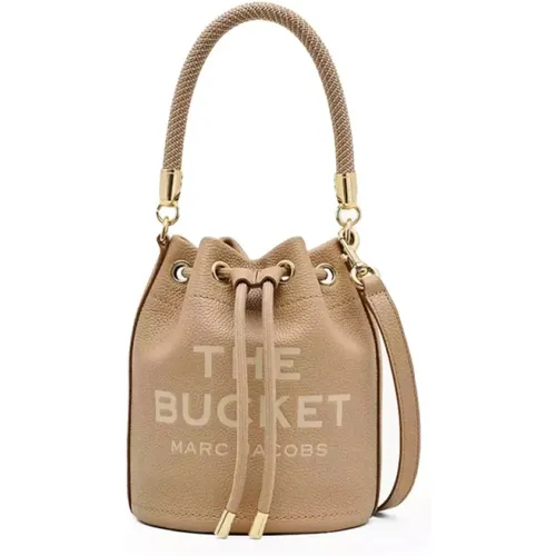 Leather Bucket Bag , female, Sizes: ONE SIZE - Marc Jacobs - Modalova