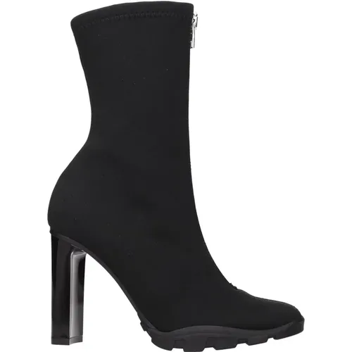 Stoff-Ankle Boots , Damen, Größe: 38 EU - alexander mcqueen - Modalova